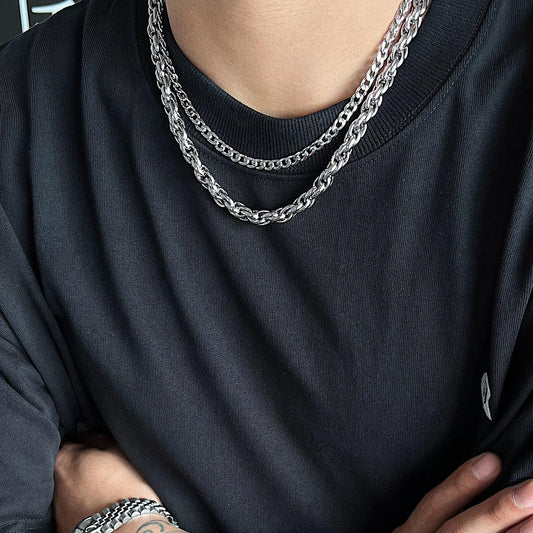 Thick Cuban Chain Choker ArtsKoreanMan