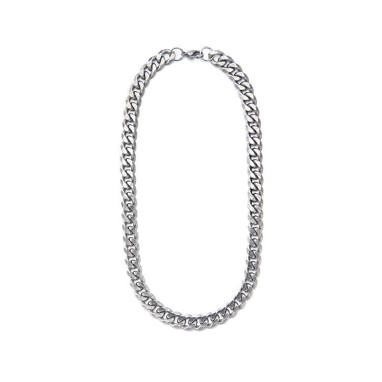 Thick Cuban Chain Necklace & Bracelet