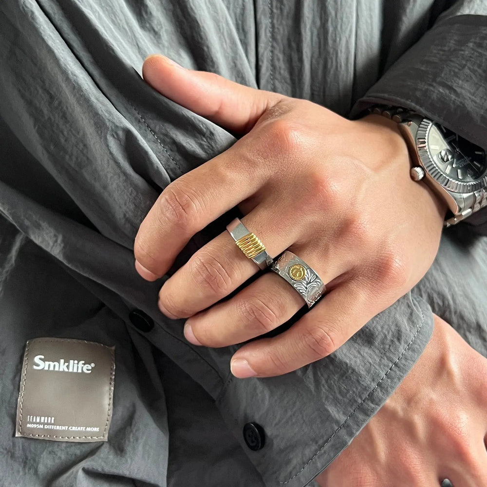 Titanium Contrast Ring ArtsKoreanMan