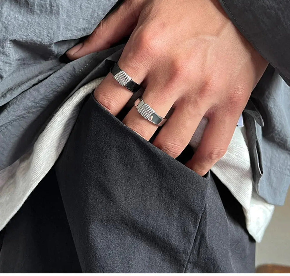 Titanium Contrast Ring ArtsKoreanMan