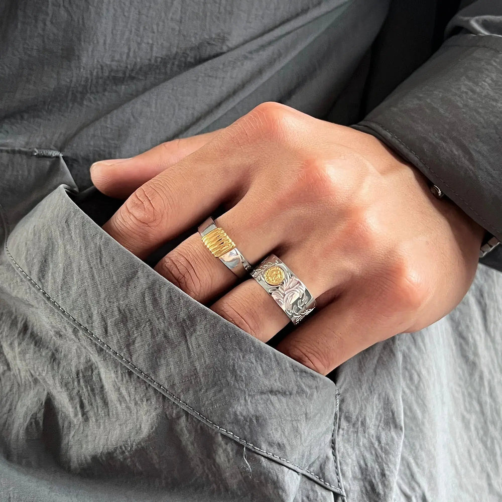 Titanium Contrast Ring ArtsKoreanMan