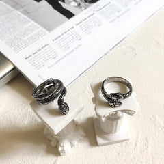 Titanium Snake Ring ArtsKoreanMan