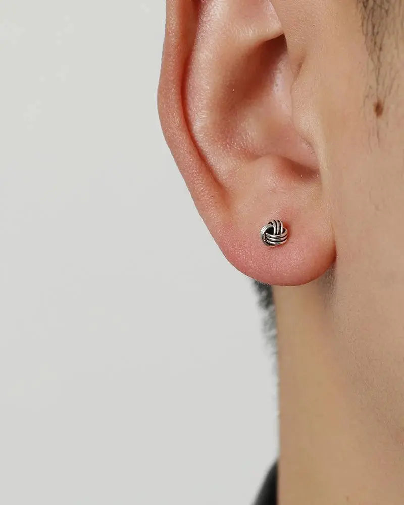 Twist Ear Studs ArtsKoreanMan