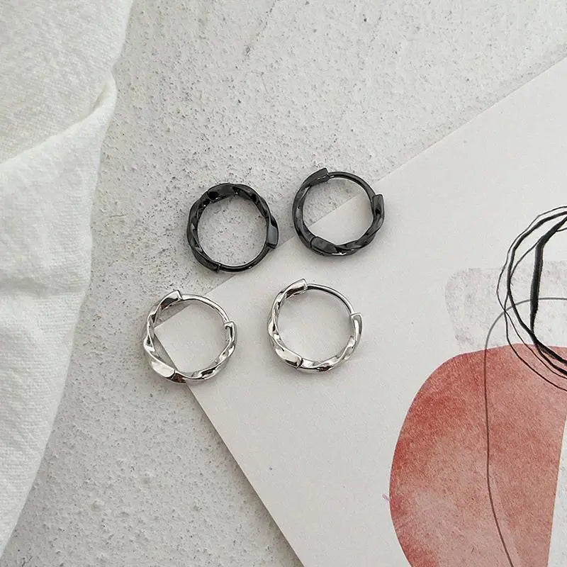 Twist Spiral Earrings ArtsKoreanMan