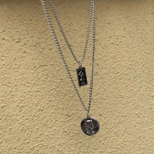 Two-Piece Set Necklace ArtsKoreanMan