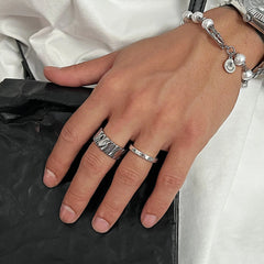 Vertical Stripe Ring ArtsKoreanMan