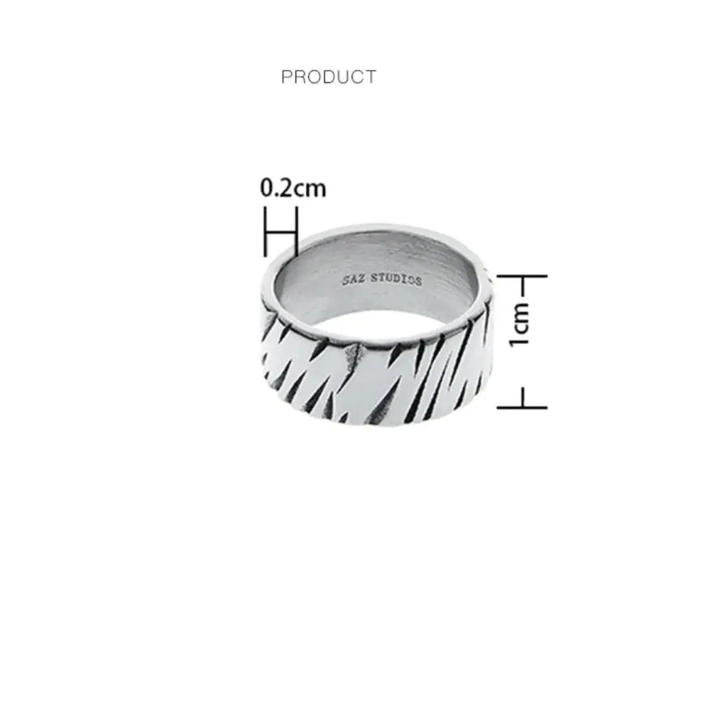 Vertical Stripe Ring ArtsKoreanMan