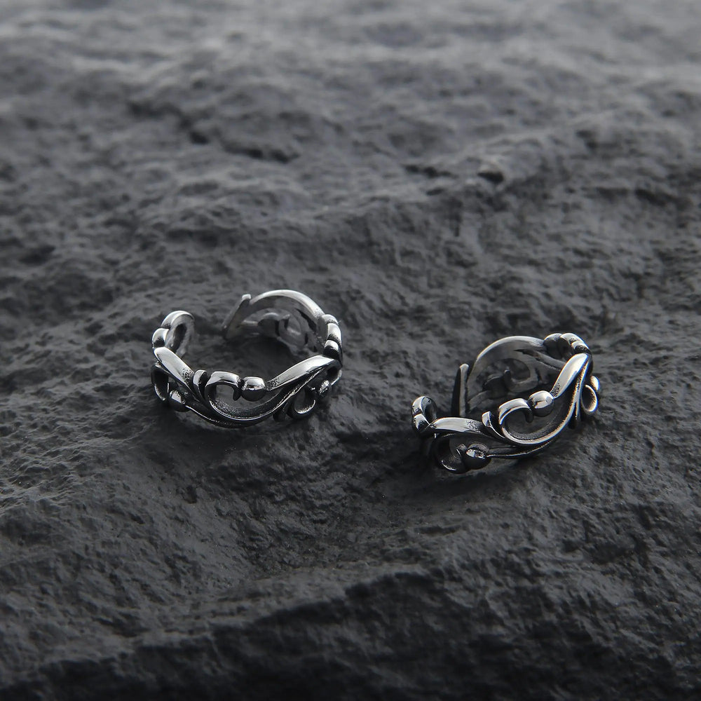 Vintage Pattern Cutout Ring ArtsKoreanMan