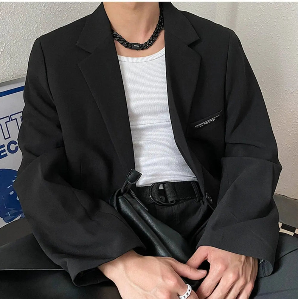 White Cuban Chain Necklace ArtsKoreanMan