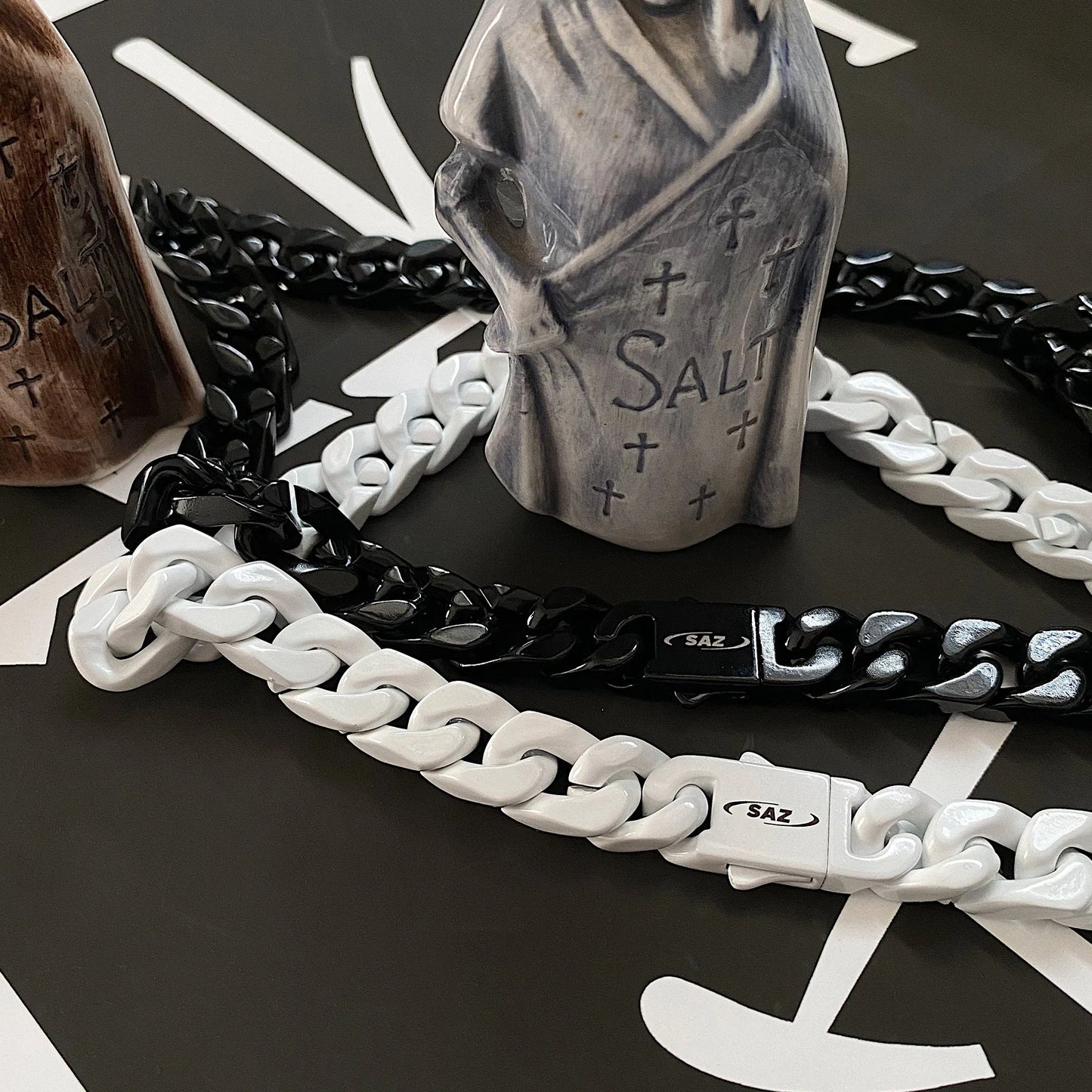 White Cuban Chain Necklace