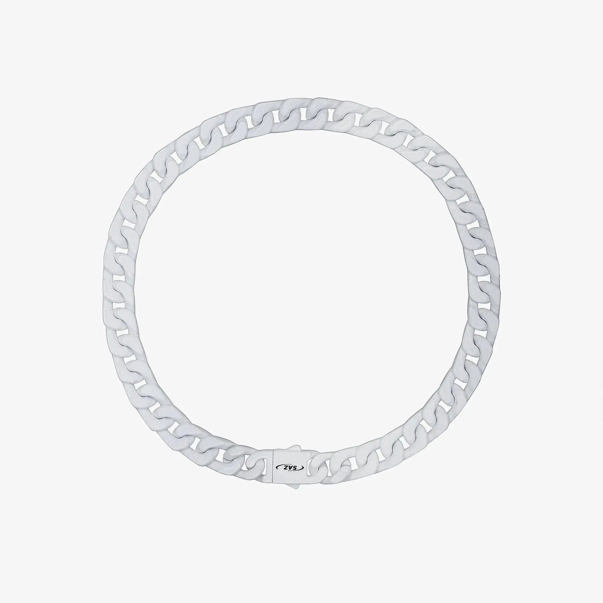 White Cuban Chain Necklace ArtsKoreanMan