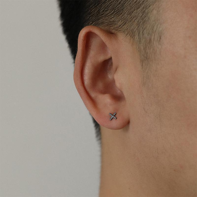 "X" Shaped Earrings ArtsKoreanMan