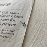 "X" Shaped Earrings ArtsKoreanMan