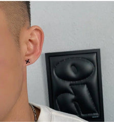 X-Shaped Earrings ArtsKoreanMan