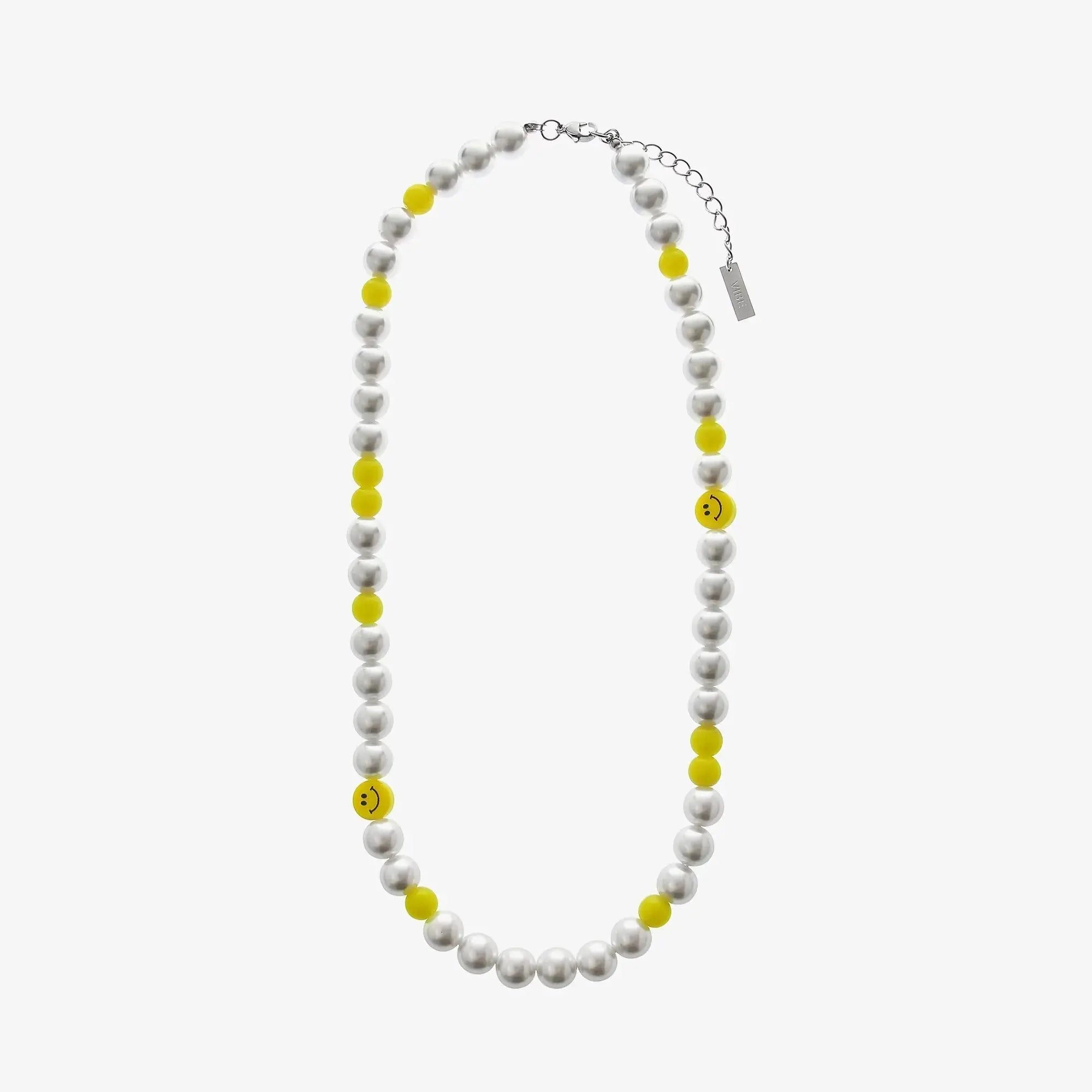 Yellow Beads Pearl Necklace ArtsKoreanMan