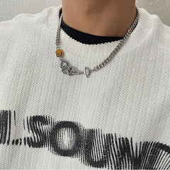 Yellow Smiley Necklace ArtsKoreanMan