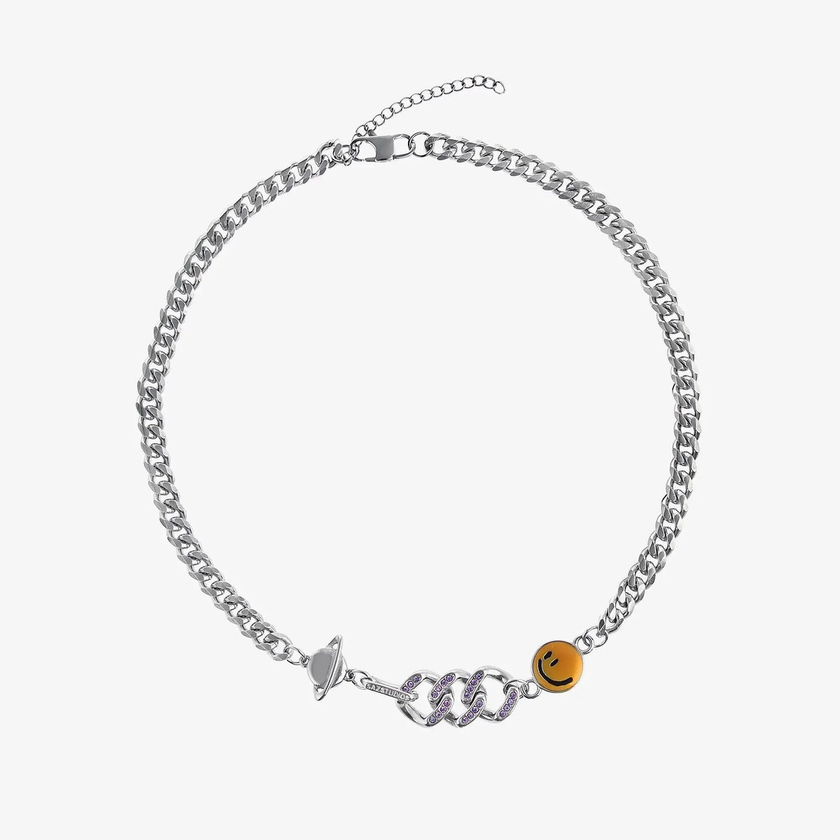 Yellow Smiley Necklace ArtsKoreanMan