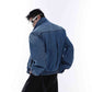 【23s Feb.】High Shoulder Cropped Denim Jacket