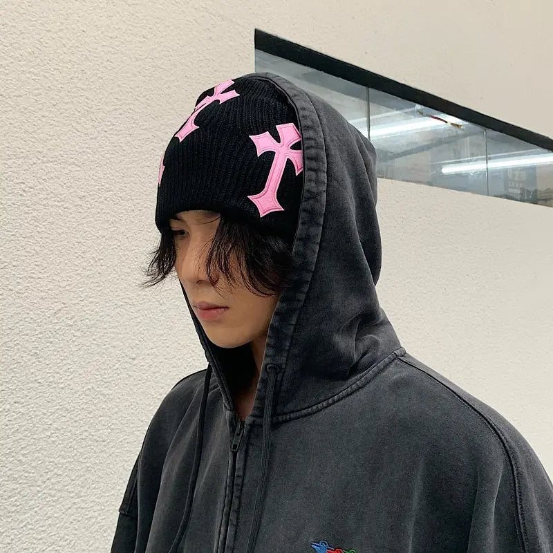 Cross Wool Hat ArtsKoreanMan