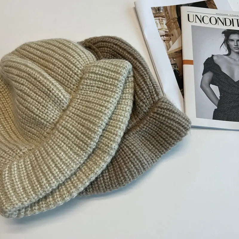 Simple Warm Knitted Hat ArtsKoreanMan