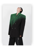 Black-green Gradient Jacket ArtsKoreanMan