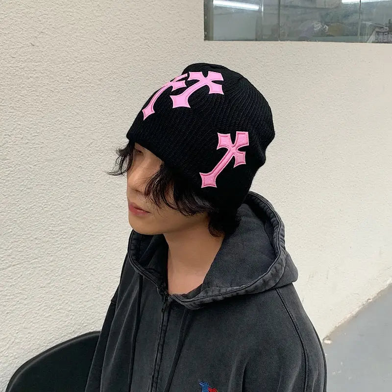 Cross Wool Hat ArtsKoreanMan