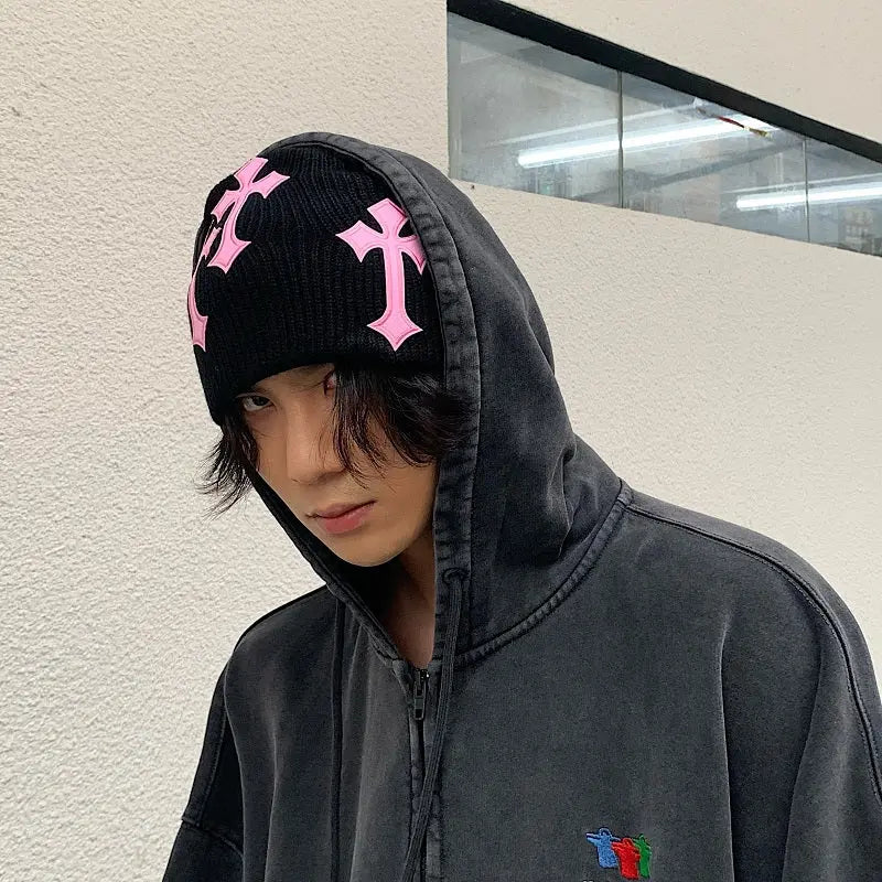 Cross Wool Hat ArtsKoreanMan