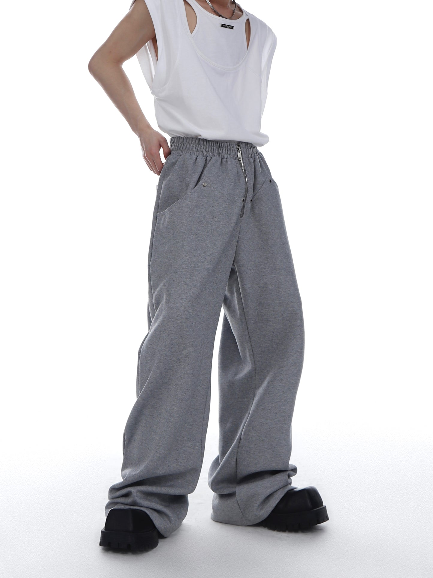 【23s Feb.】Zipper Design Sweatpants