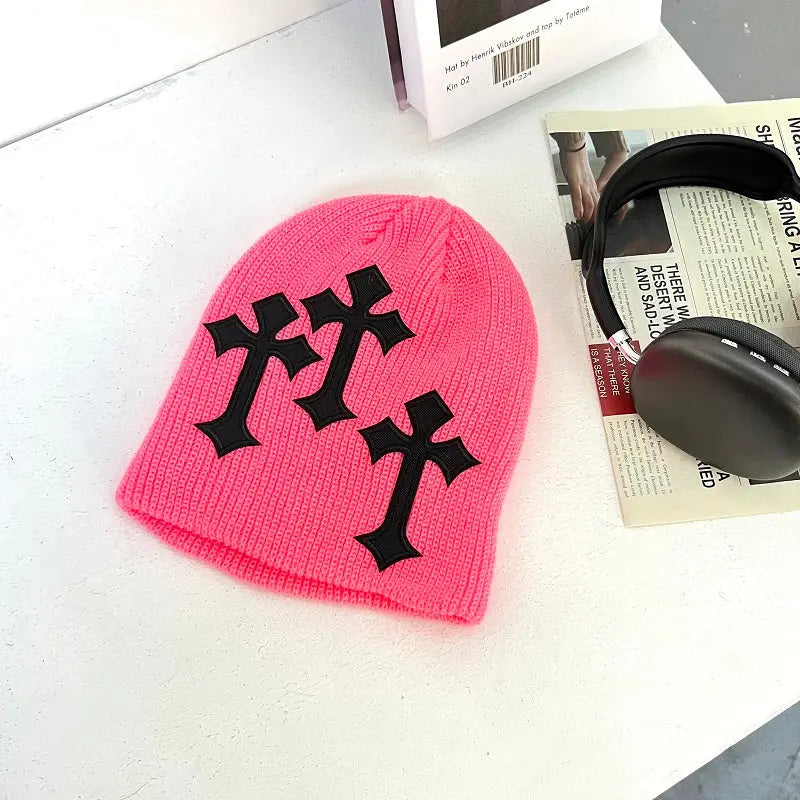 Cross Wool Hat ArtsKoreanMan