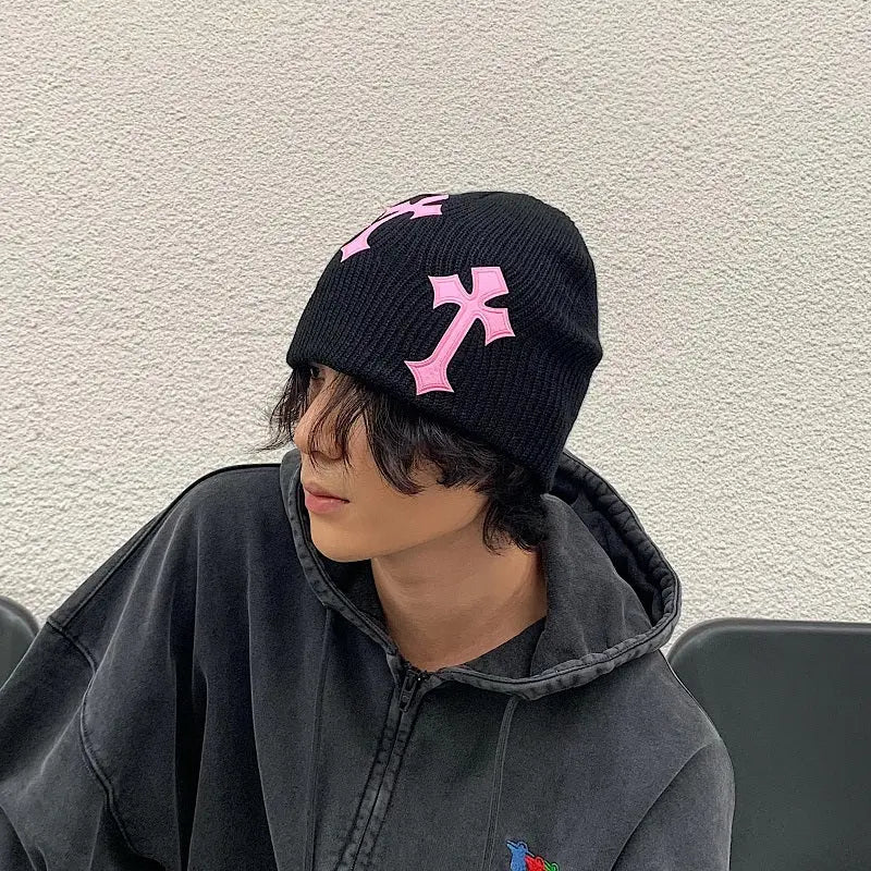 Cross Wool Hat ArtsKoreanMan