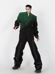 Black-green Gradient Jacket ArtsKoreanMan