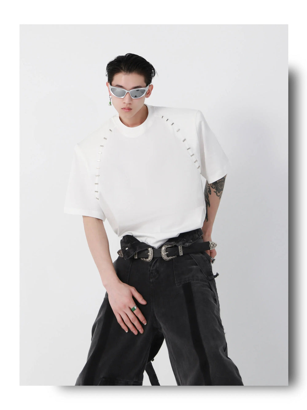 High Shoulder Fashion Shirt ArtsKoreanMan