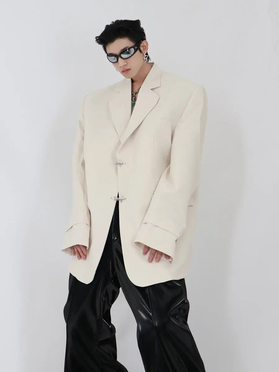 High Shoulder Black Jacket ArtsKoreanMan