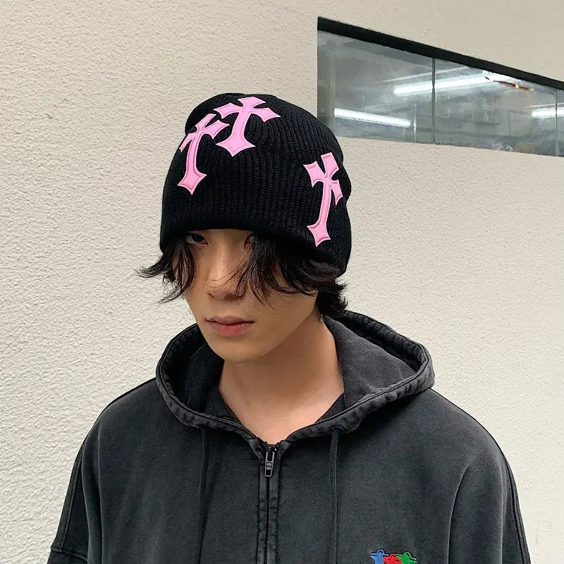 Cross Wool Hat ArtsKoreanMan