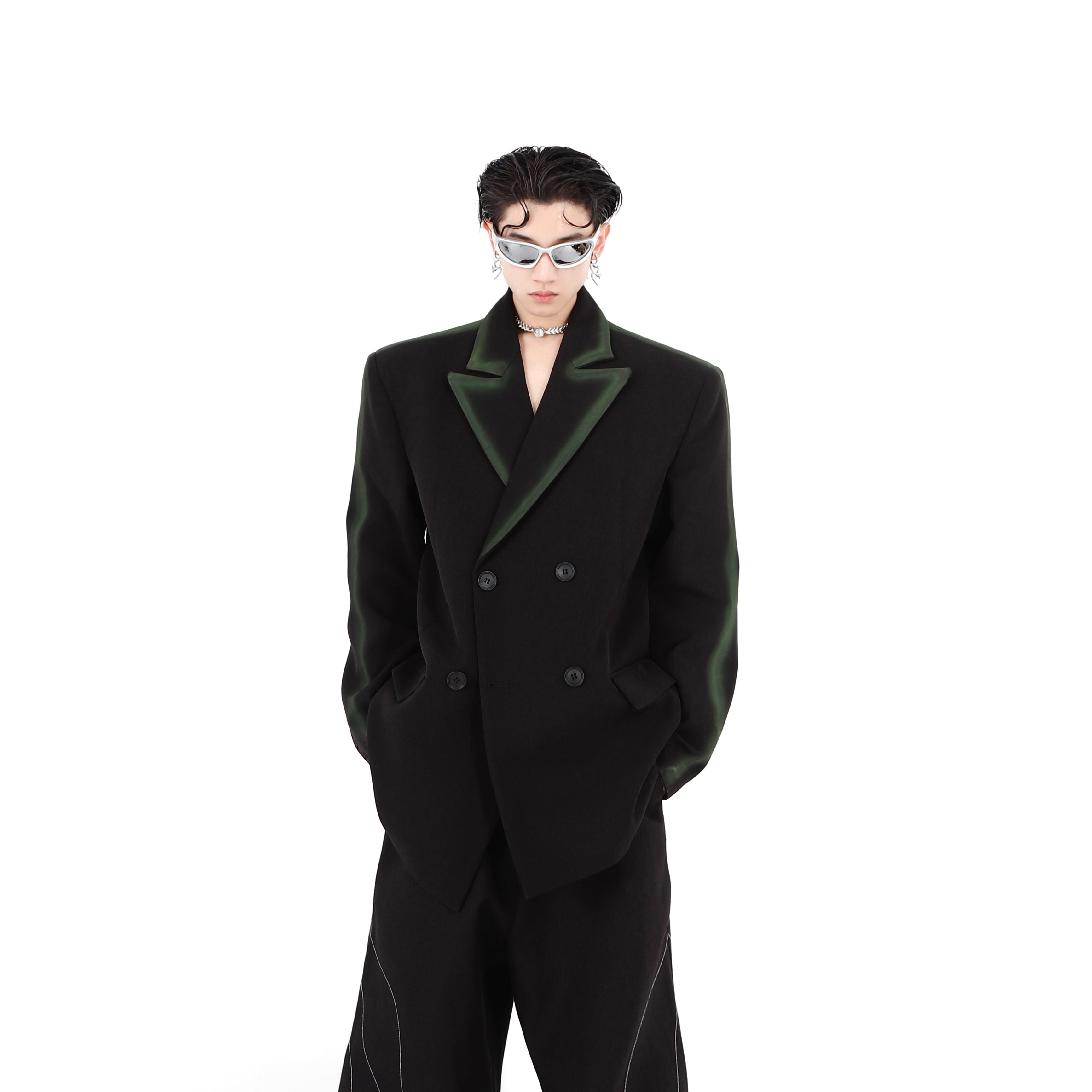 Black and Green Suit – ArtsKoreanMan