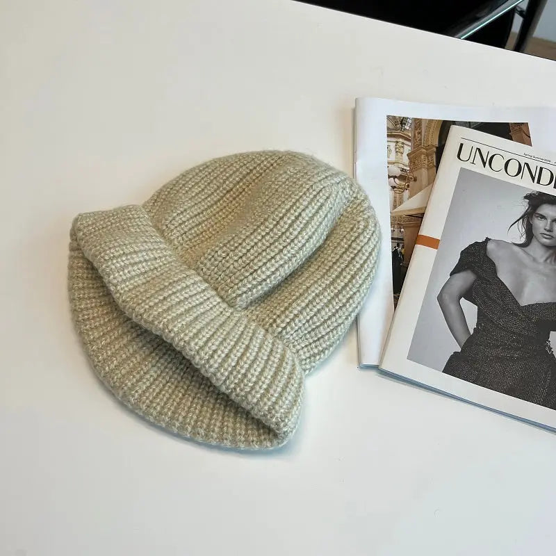 Simple Warm Knitted Hat ArtsKoreanMan